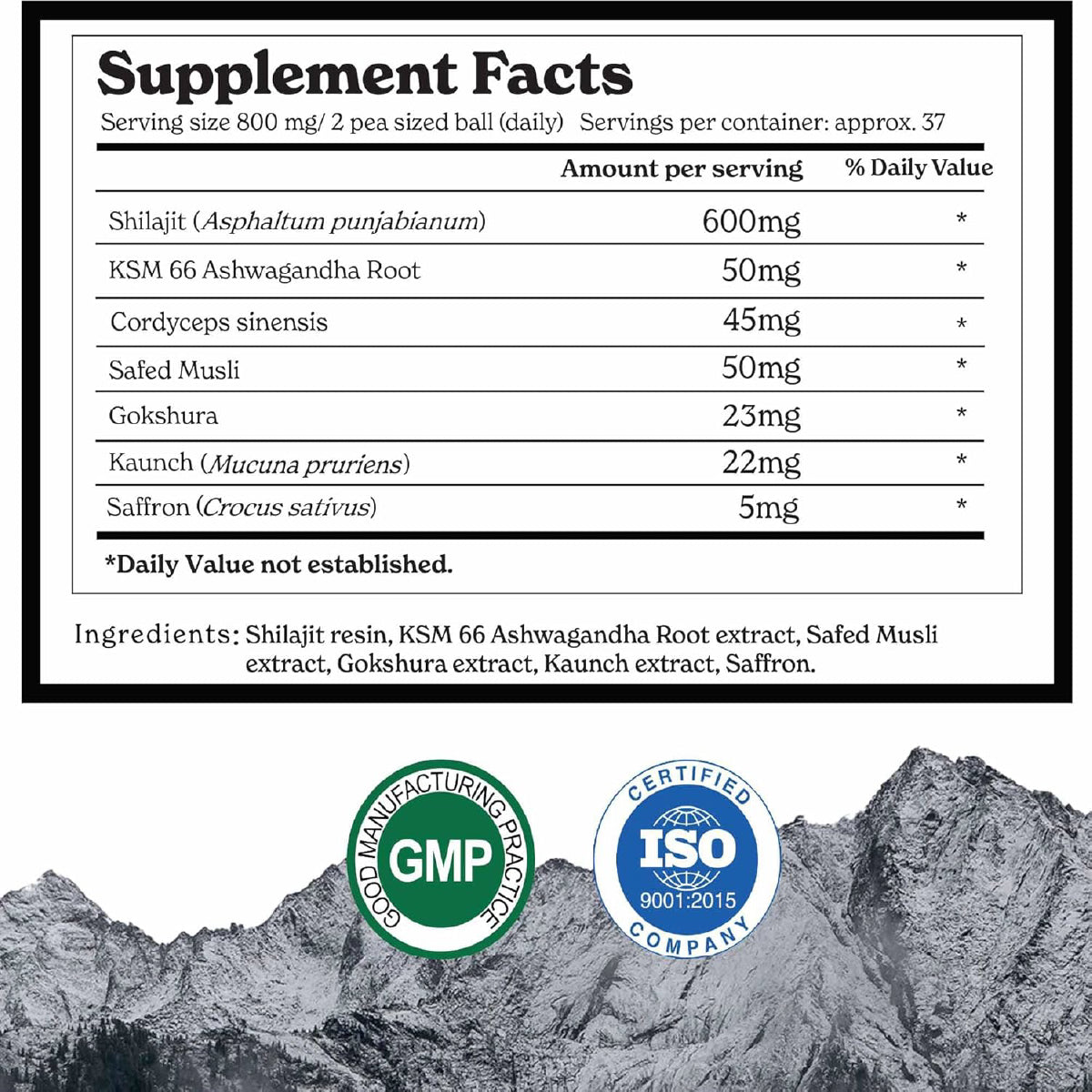 BetterAlt Shilajit Gold+ 30 g Resina Pura del Himalaya Apoyo Energía Fuerza Recuperación y Rendimiento