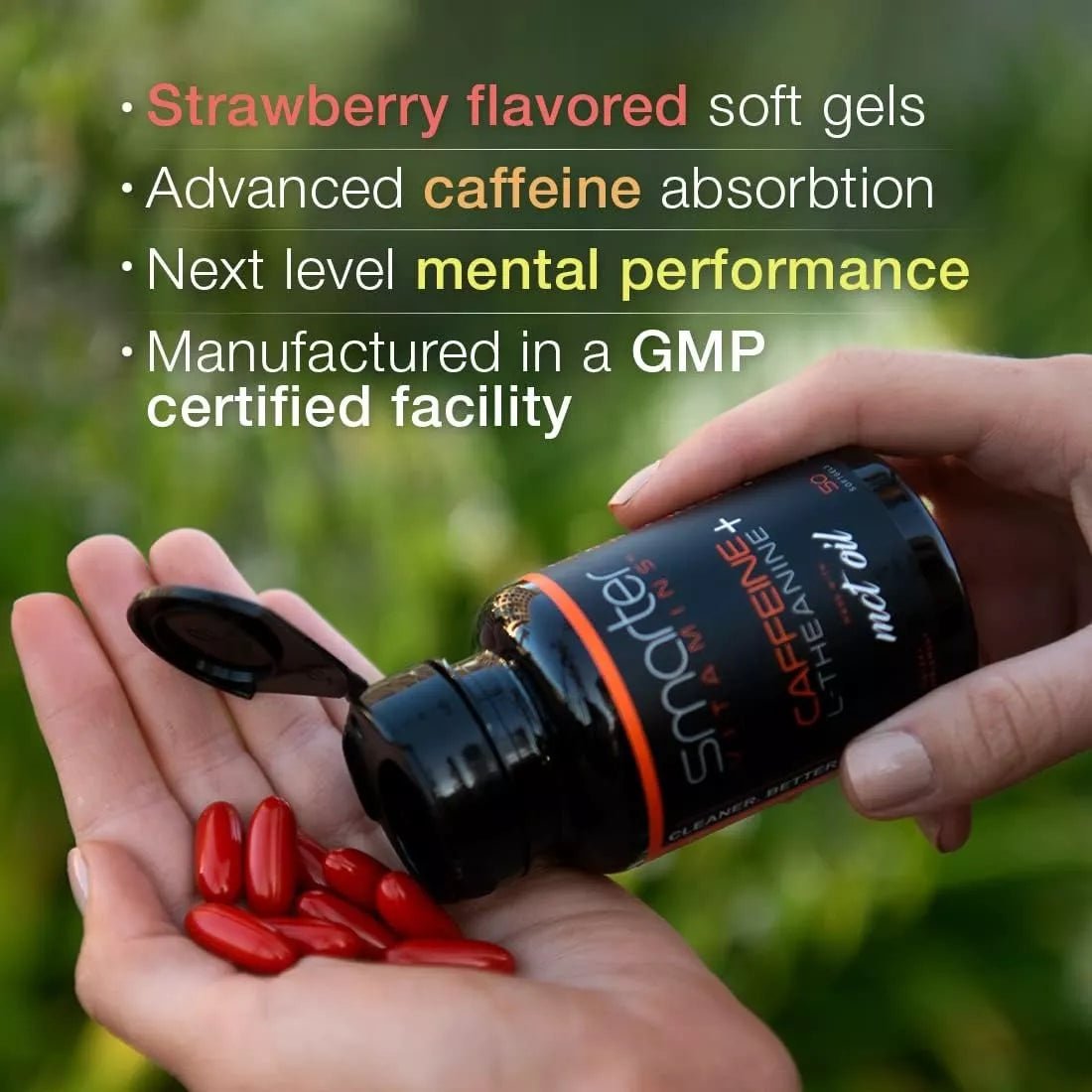 Smarter Vitamins Caffeine L - Theanine 50 Softgels - Hi Vitamins