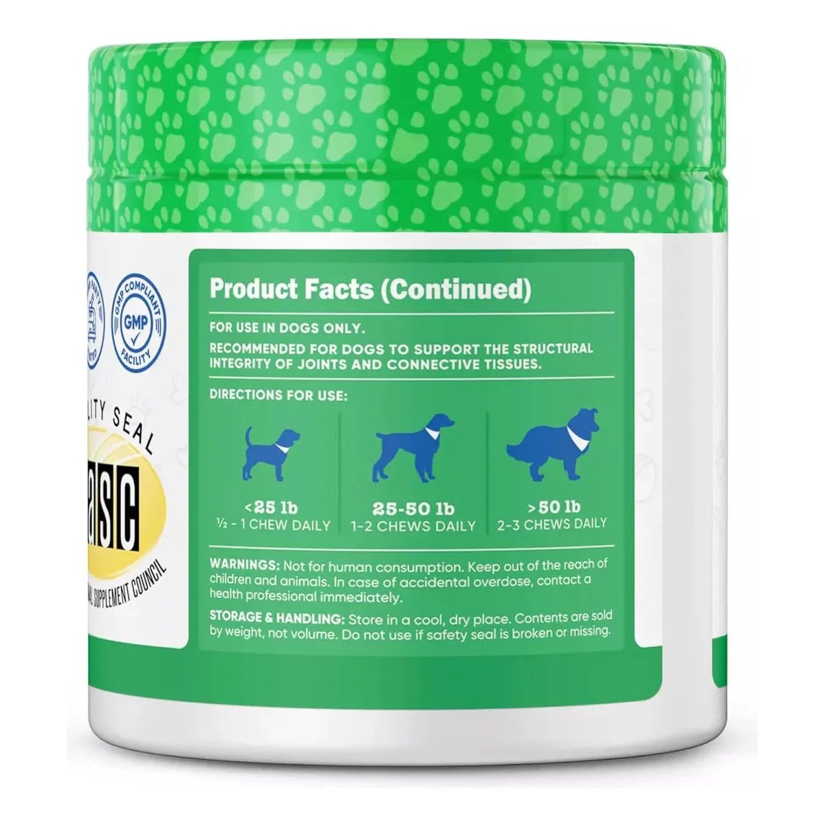 Nutricost Pet Hip & Joint Support 60 Chewables - Hi Vitamins