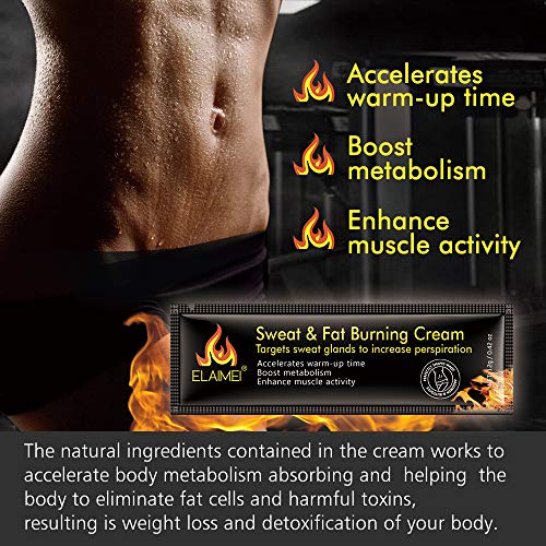 Elamei Sweat & Fat Burning Cream 12 Grs 10 Sobres - Hi Vitamins