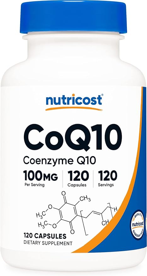 NUTRICOST® COQ10 COENZYME Q10 100 MG 120 CAPSULES - Hi Vitamins