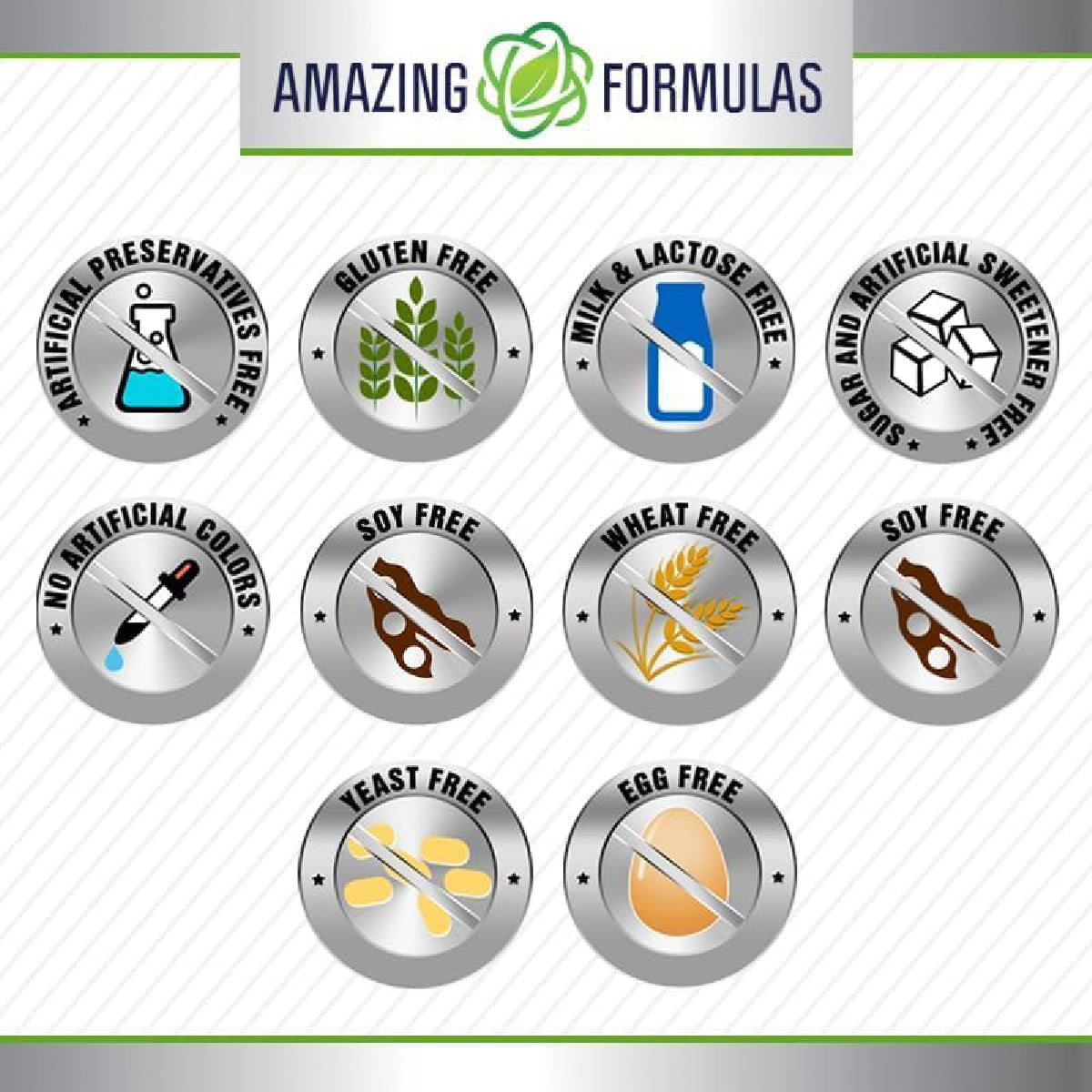 Amazing Formulas Creatina Monohidratada 3000 mg 500 Cápsulas Apoyo al Rendimiento Físico y Entrenamiento