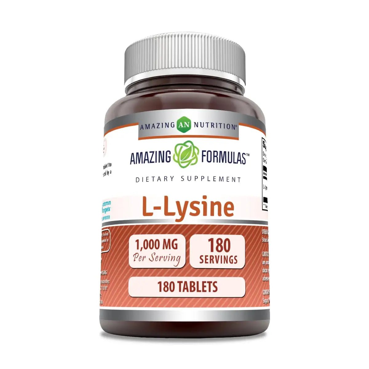Amazing Nutrition L - Lysine 1000 Mg 180 Tabletas - Hi Vitamins