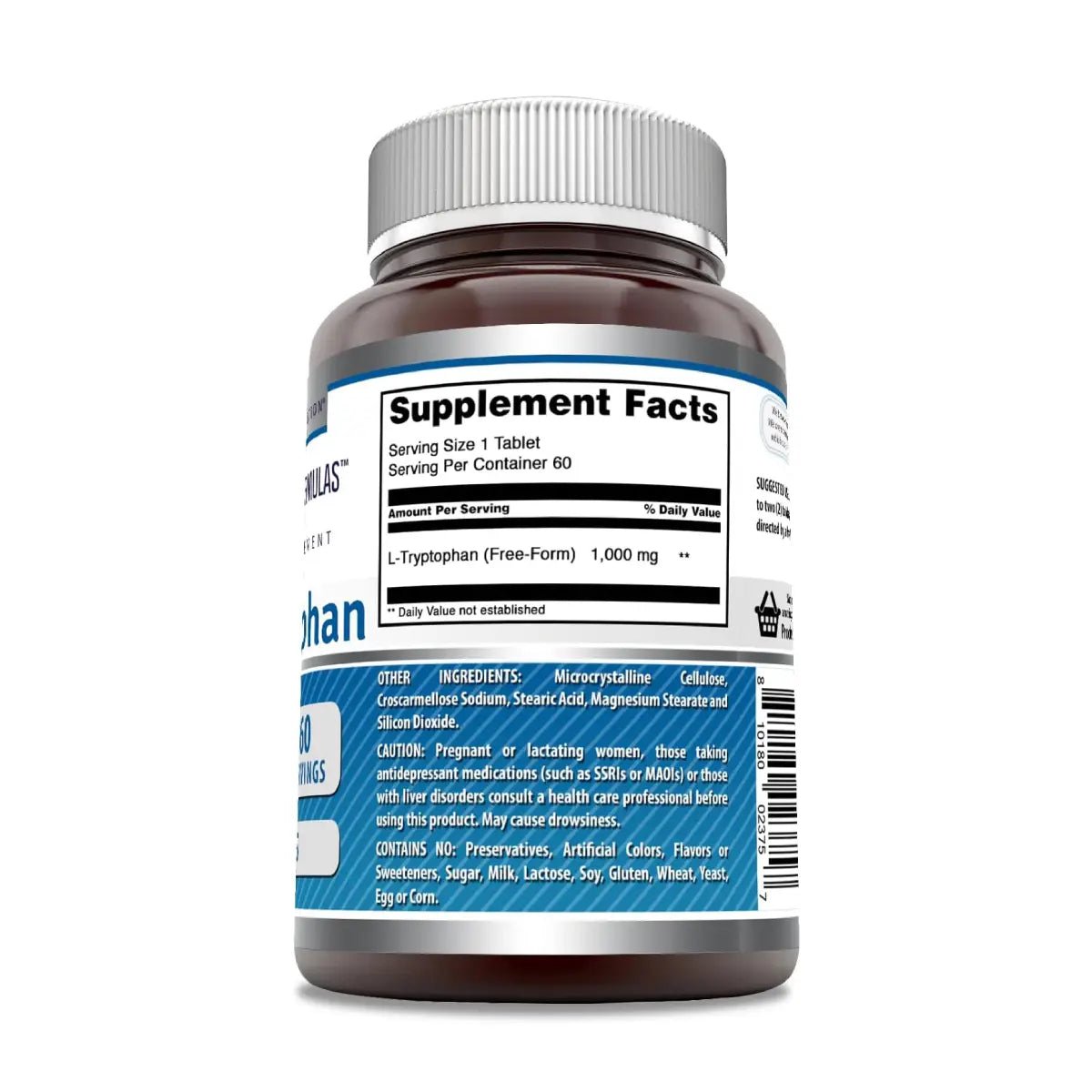 Amazing Nutrition L - Triptofano 1000 Mg 60 Tabletas - Hi Vitamins