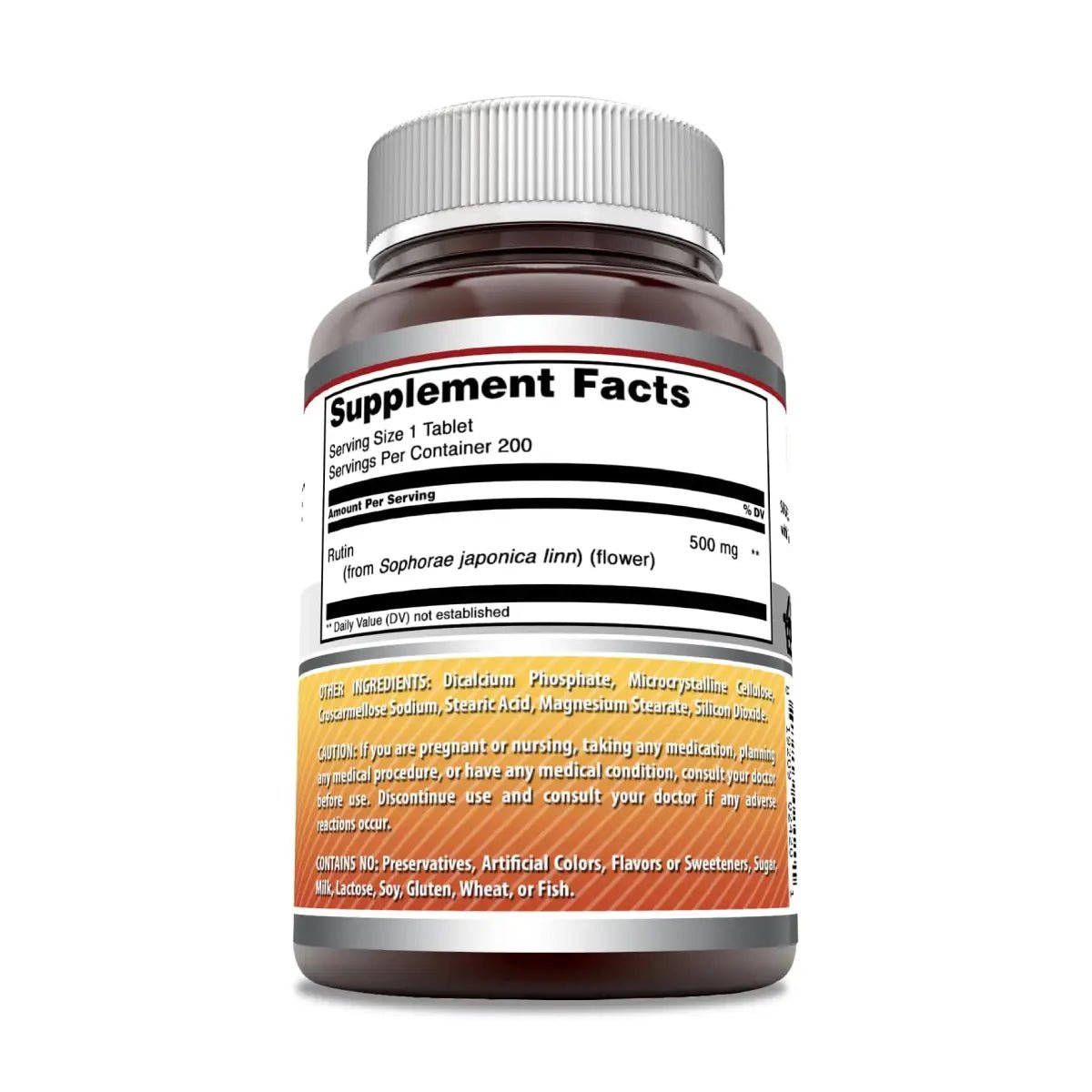 Amazing Nutrition Rutin 500 Mg 200 Tabletas - Hi Vitamins