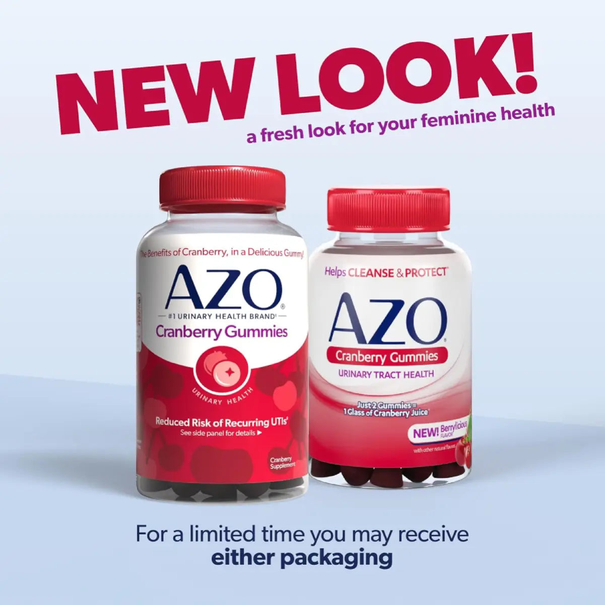 Azo Health Tracto Urinario 40 Gomitas Sabor Arándano - Hi Vitamins