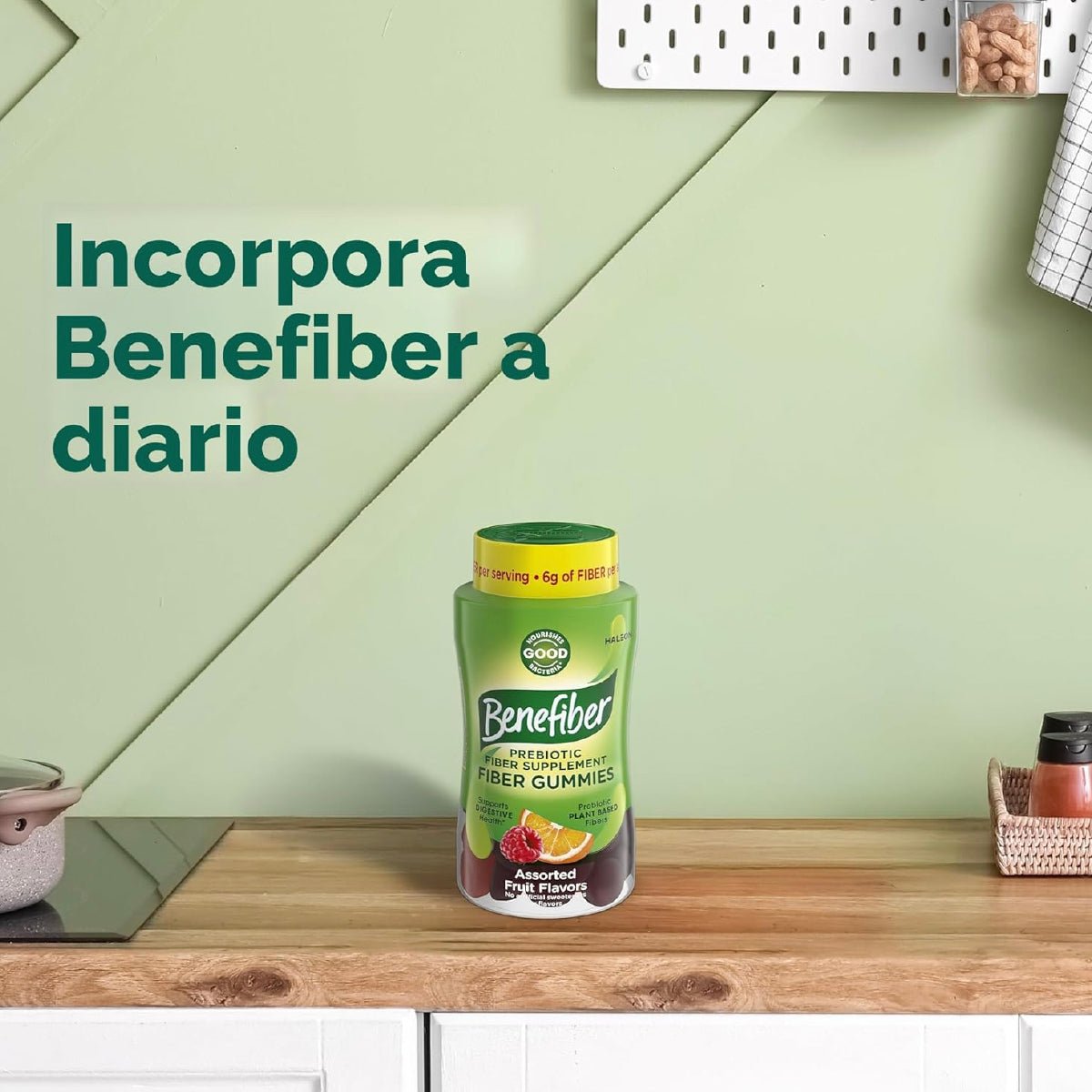 Benefiber Gomitas de Fibra Prebiótica 81 Gomitas Apoyo Salud Digestiva y Bienestar Intestinal| - Hi Vitamins