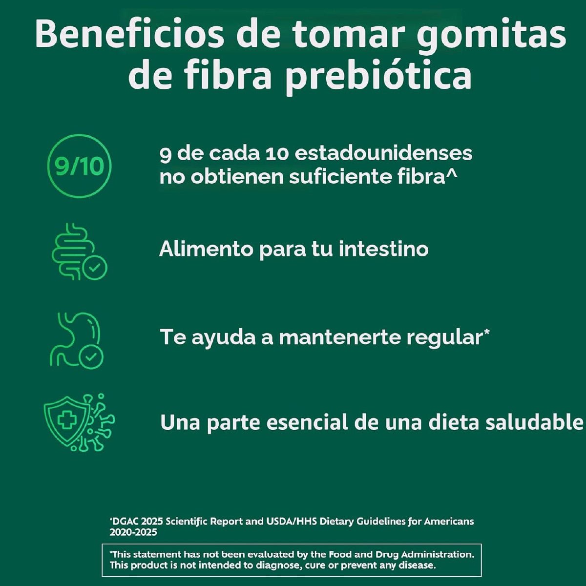 Benefiber Gomitas de Fibra Prebiótica 81 Gomitas Apoyo Salud Digestiva y Bienestar Intestinal| - Hi Vitamins