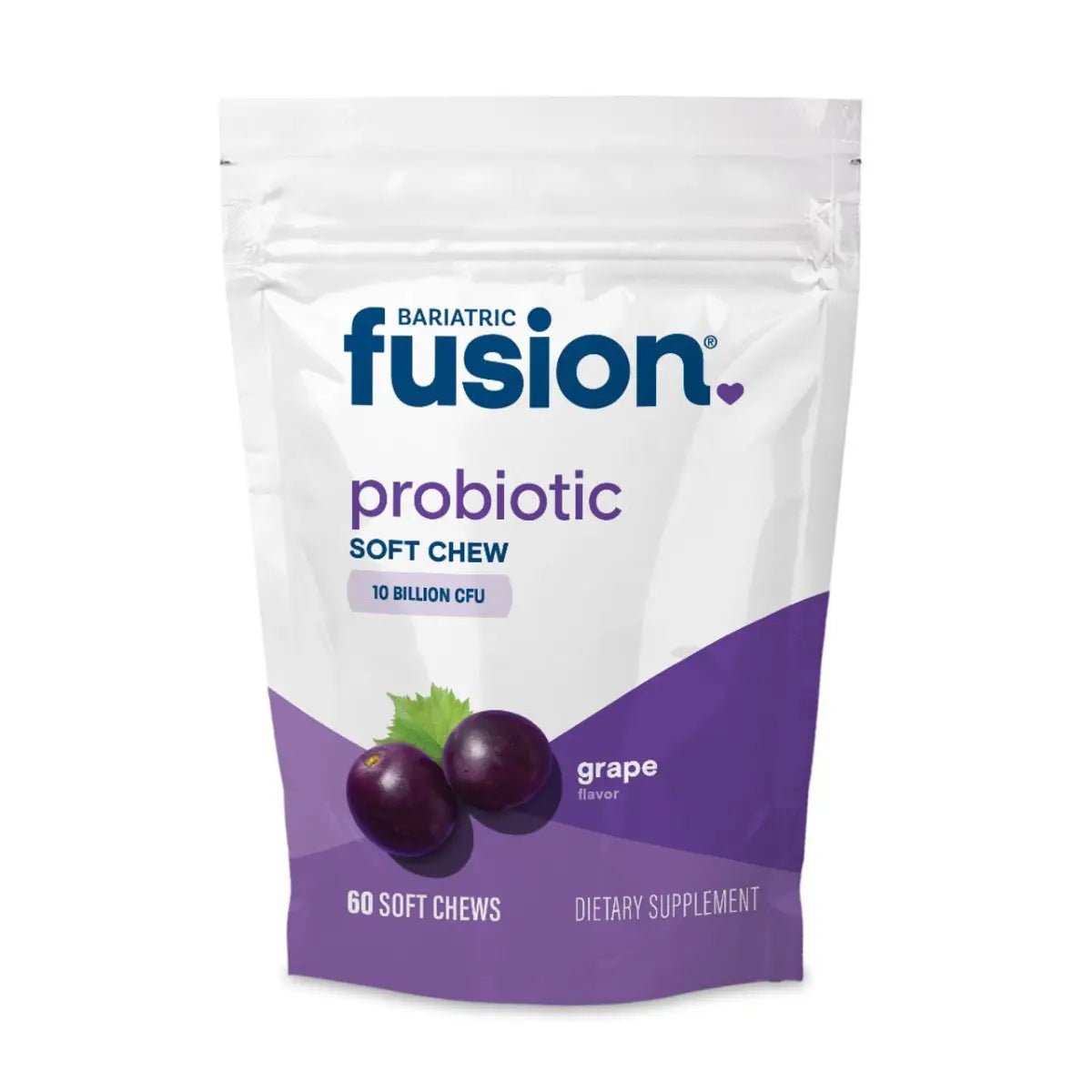 Bariatric Fusion Probióticos 10 Billion CFU 60 Masticables sabor Uva - Hi Vitamins