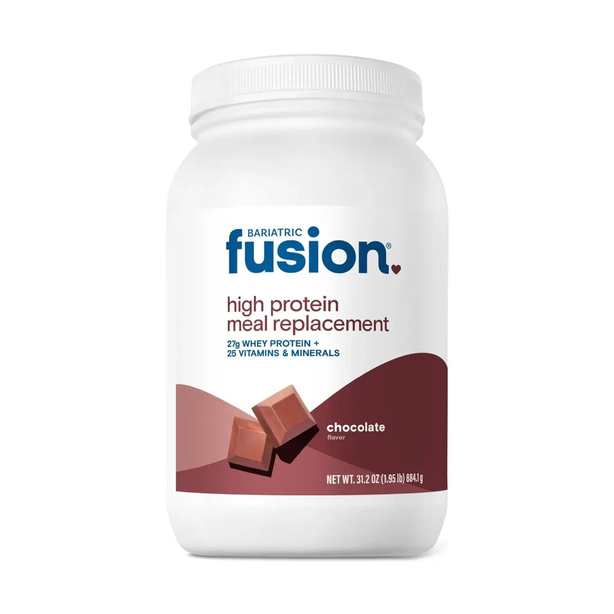 Bariatric Fusion Suplemento Alimenticio Alto en Proteína 884.1g sabor Chocolate - Hi Vitamins