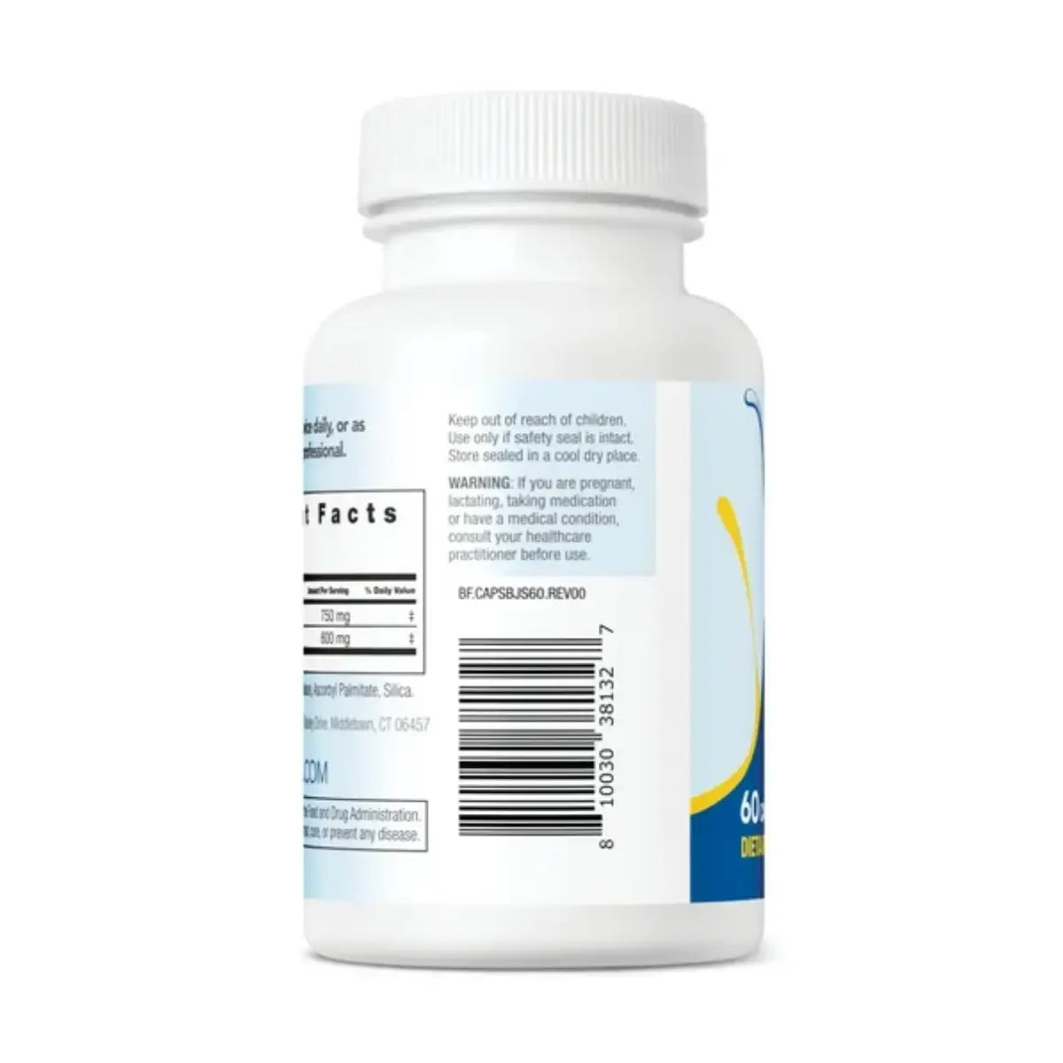 Etiqueta de envase 1 - Bariatric Fusion® Soporte para Huesos y Articulaciones 60 Cápsulas - Hi Vitamins. Envíos a todo México.