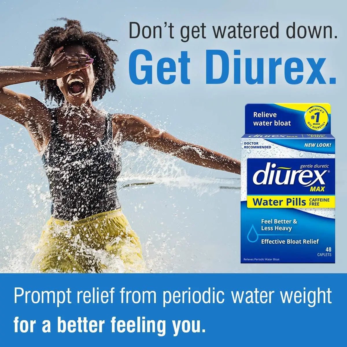 Diurex Max Water Pills 48 Unidades - Hi Vitamins