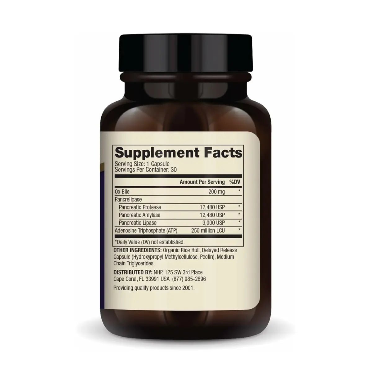 Dr. Mercola® Gallbladder Enzymes 30 Cápsulas - Hi Vitamins