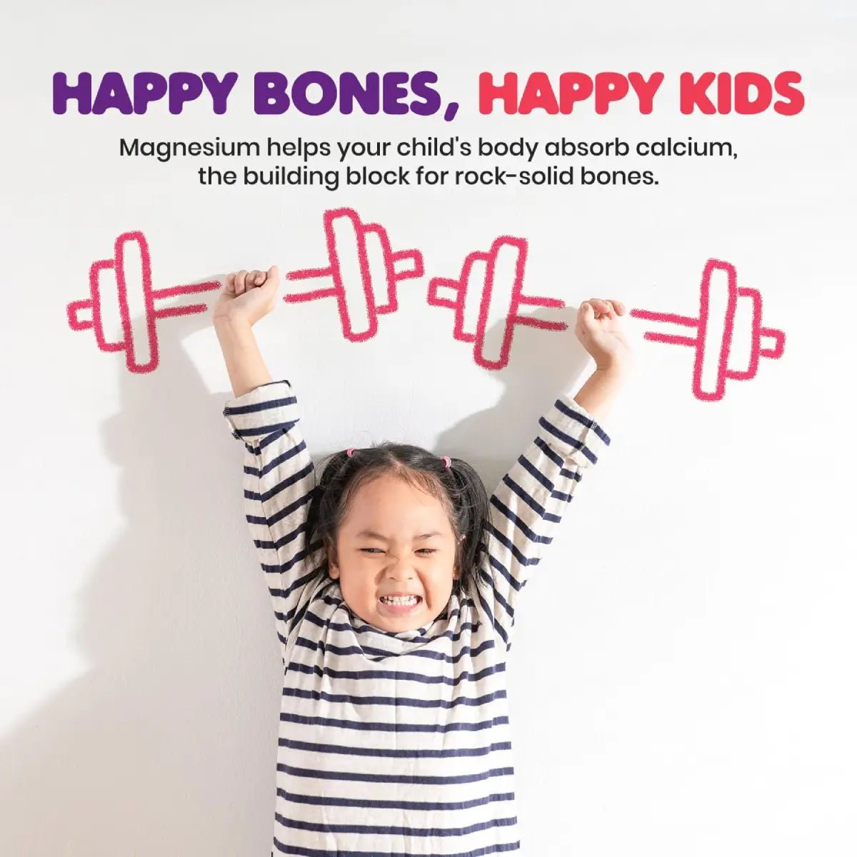 Dr. Moritz Citrato de Magnesio Infantil 60 Gomitas sabor frambuesa - Hi Vitamins