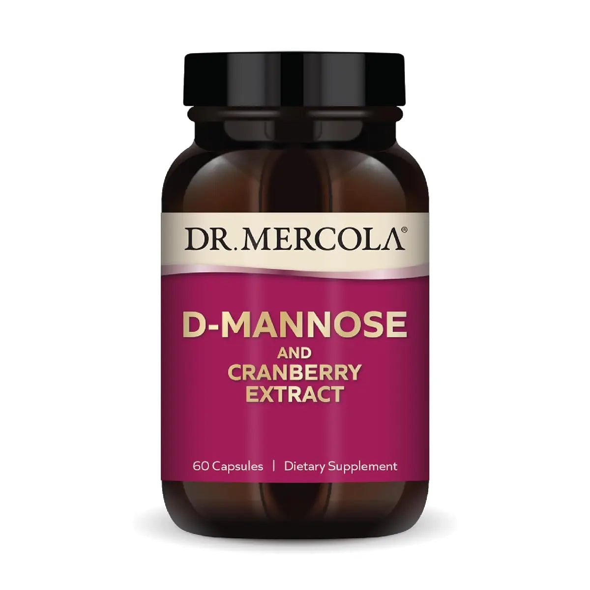 Dr. Mercola® D - Mannose And Cranberry Extract 60 Cápsulas - Hi Vitamins