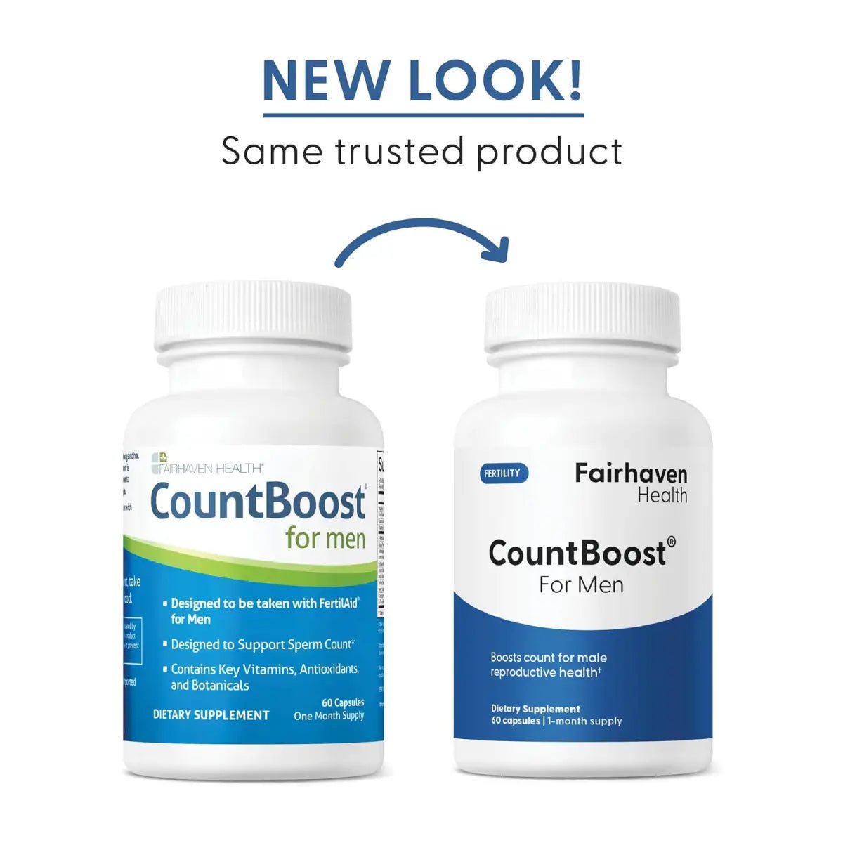 Fairhaven Health CountBoost para Hombres 60 Cápsulas - Hi Vitamins