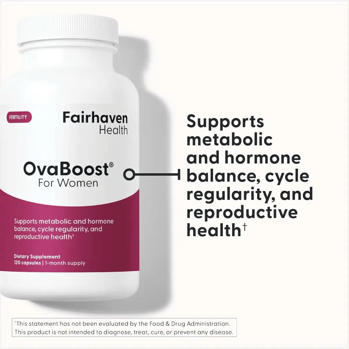 Fairhaven Health Ovaboost para Mujeres 120 Cápsulas - Hi Vitamins