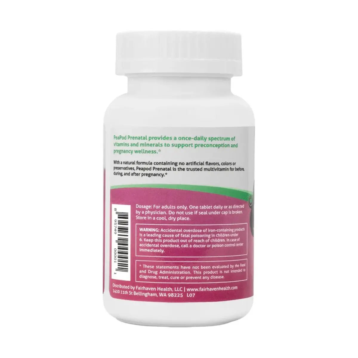 Fairhaven Health Prenatal 60 Tabletas - Hi Vitamins