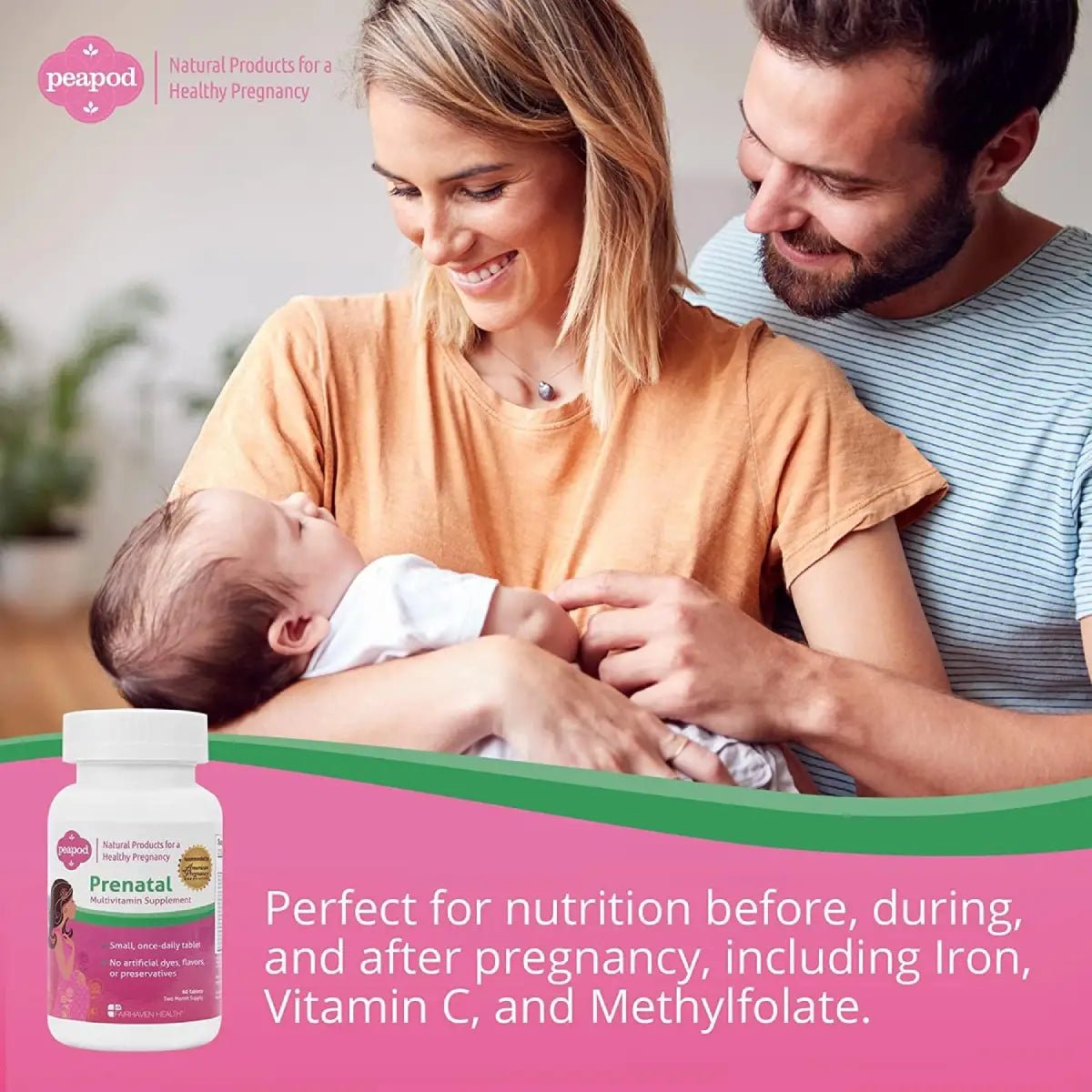 Fairhaven Health Prenatal 60 Tabletas - Hi Vitamins