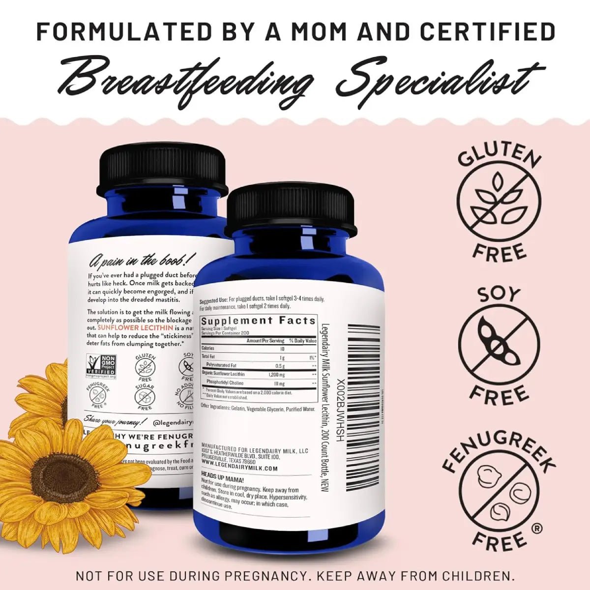 Legendairy Milk Lecitina de Girasol 200 Softgels - Hi Vitamins