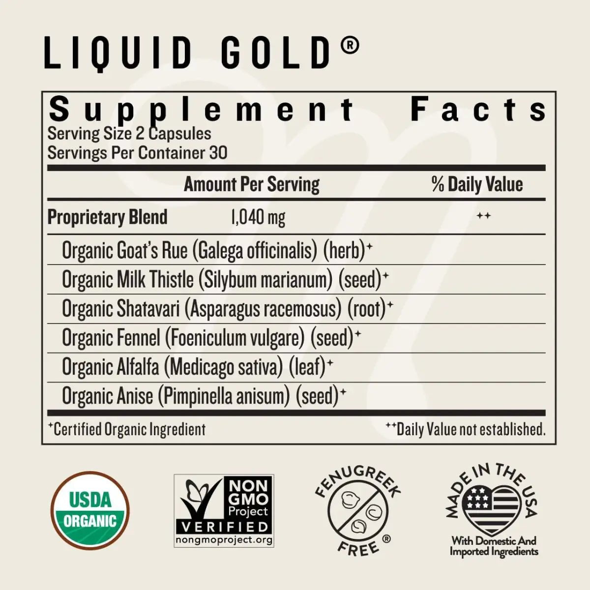 Legendairy Milk® Liquid Gold Suplemento de Lactancia Materna - Hi Vitamins