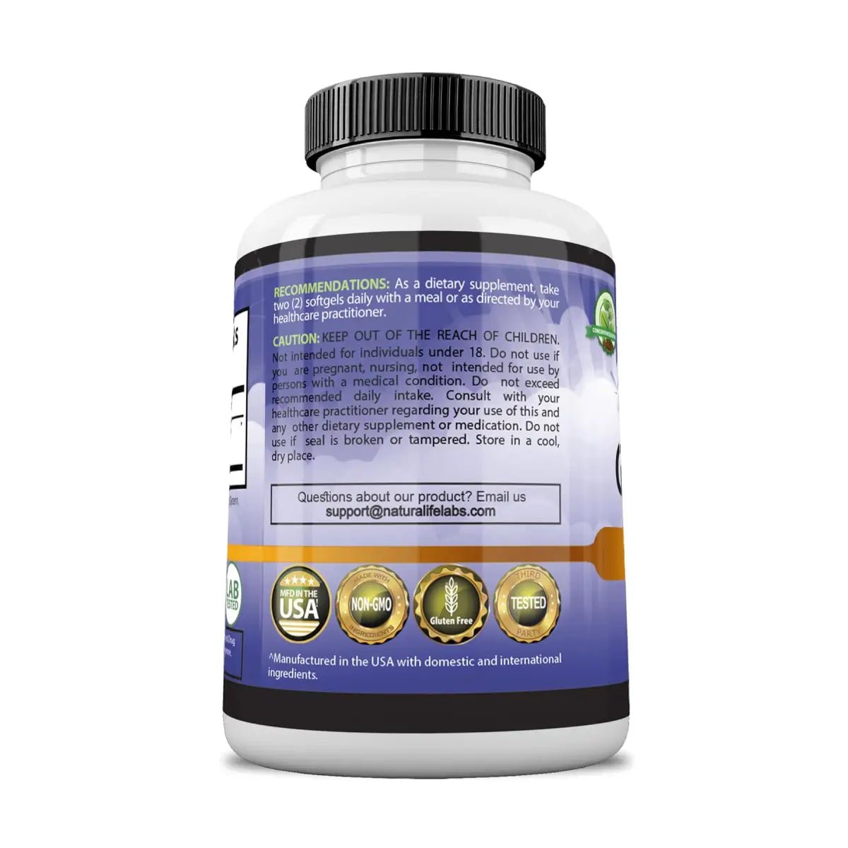 NaturaLife Labs Ajo puro sin olor 1500 mg 150 softgels - Hi Vitamins