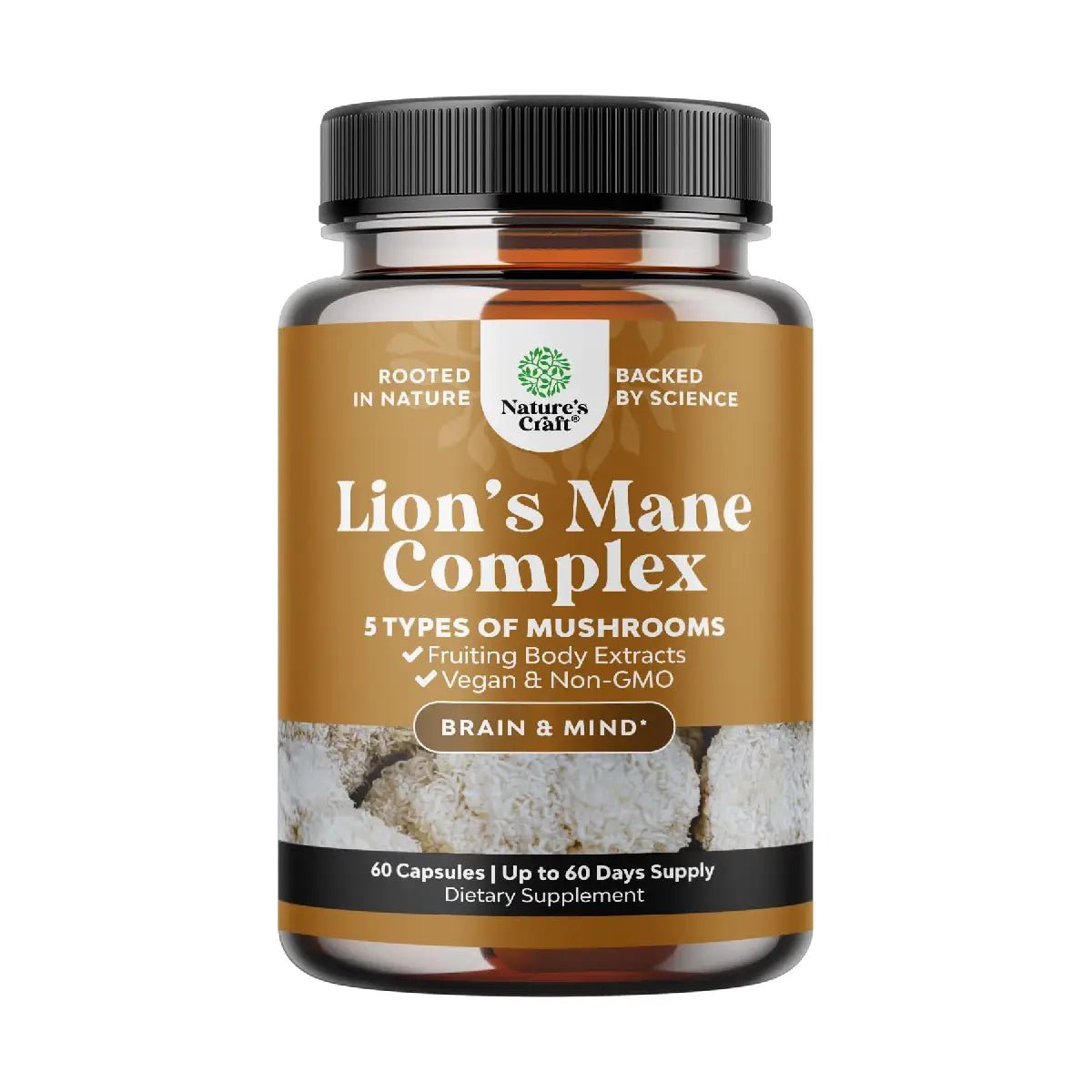 Nature's Craft Melena de León Máxima Fuerza 60 Cápsulas - Hi Vitamins