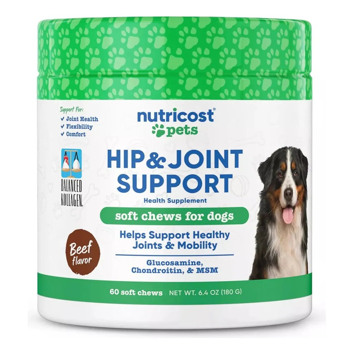 Nutricost Pet Hip & Joint Support 60 Chewables - Hi Vitamins