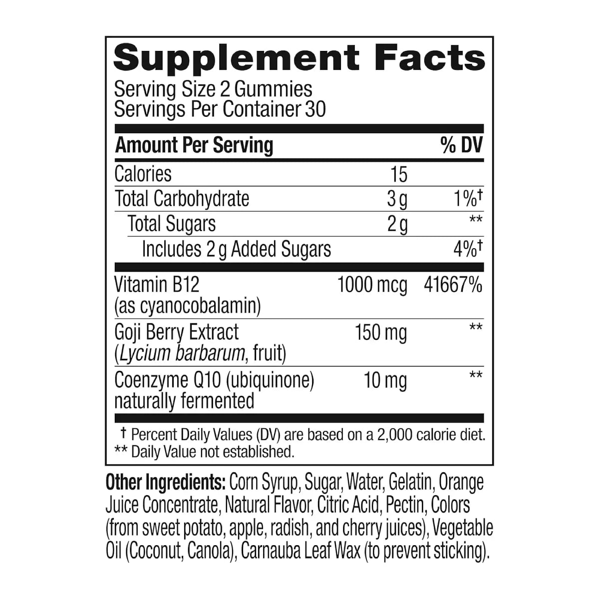 OLLY Extra Strength Energía Diaria 60 Gomitas Berry Yuzu - Hi Vitamins