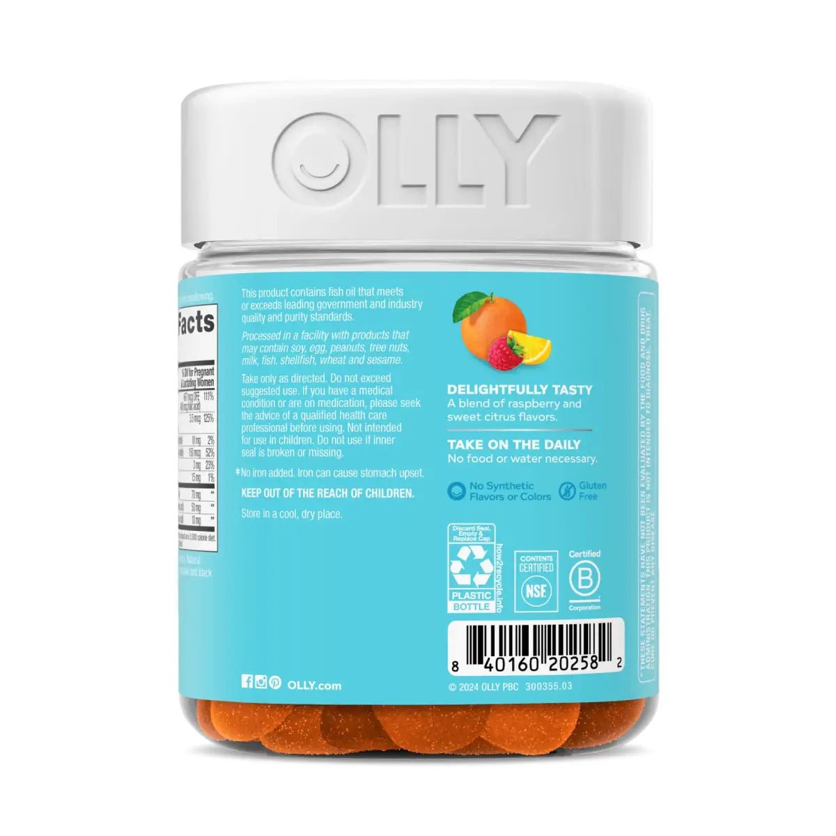 OLLY Gomitas Prenatales Esenciales Ácido Fólico + Vitamina D + DHA 84 gomitas - Hi Vitamins