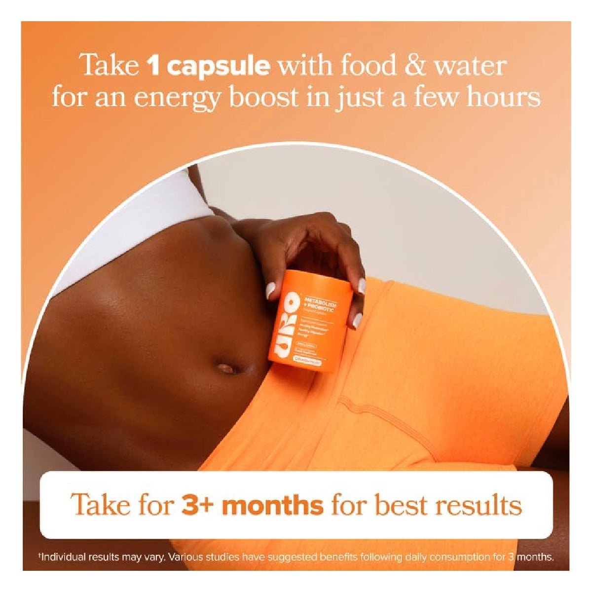 O Positive Health URO Metabolism + Probiotic Support 30 Cápsulas Apoyo Metabolismo, Salud Digestiva y Energía - Hi Vitamins