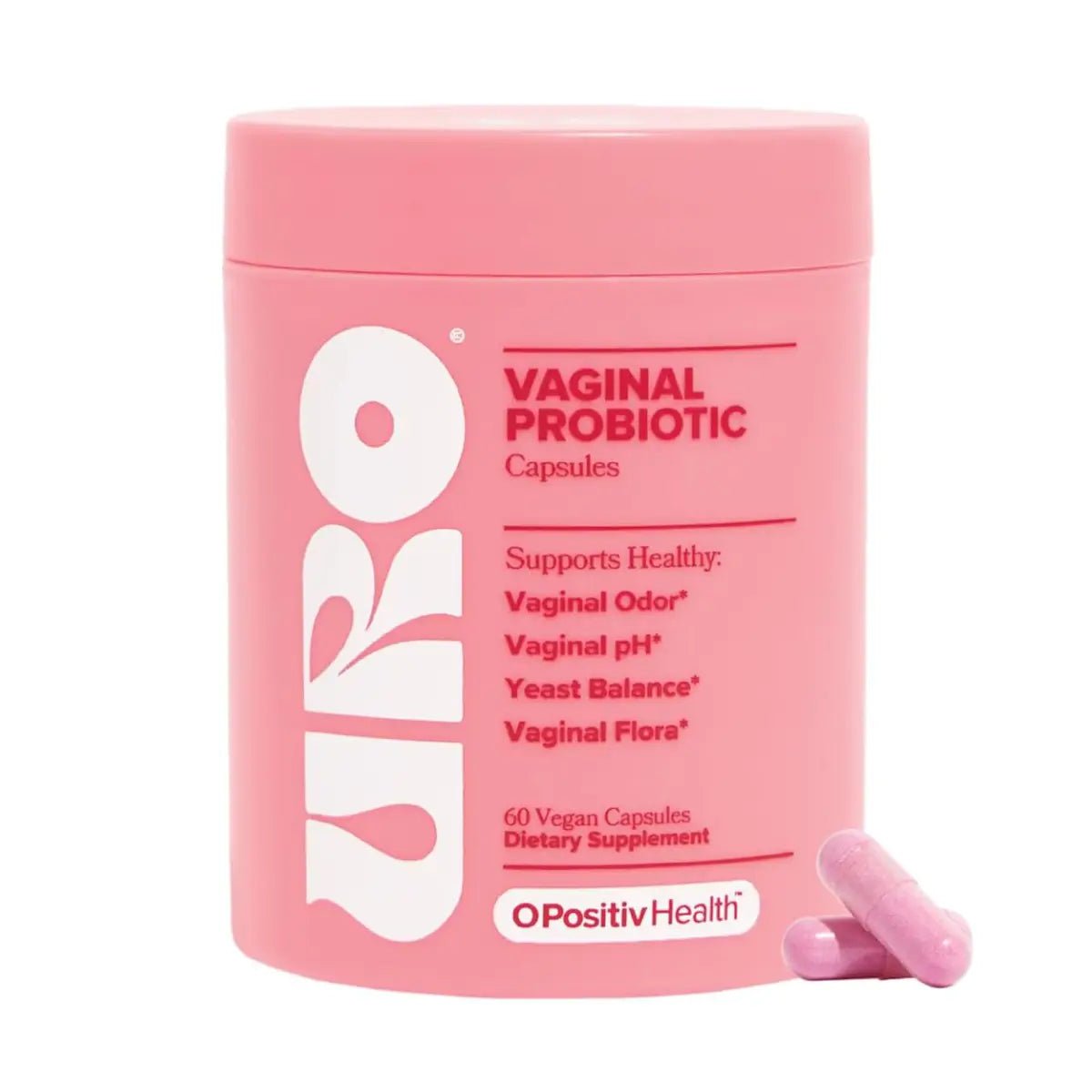 O Positiv Health URO Probiótico vaginal 60 cápsulas - Hi Vitamins