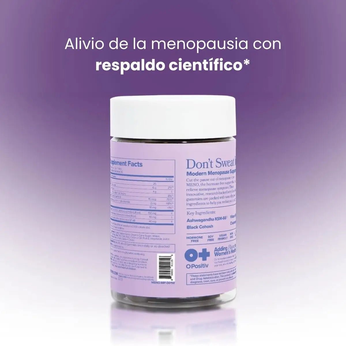 O Positiv MENO 30 Gomitas Soporte para menopausia - Hi Vitamins