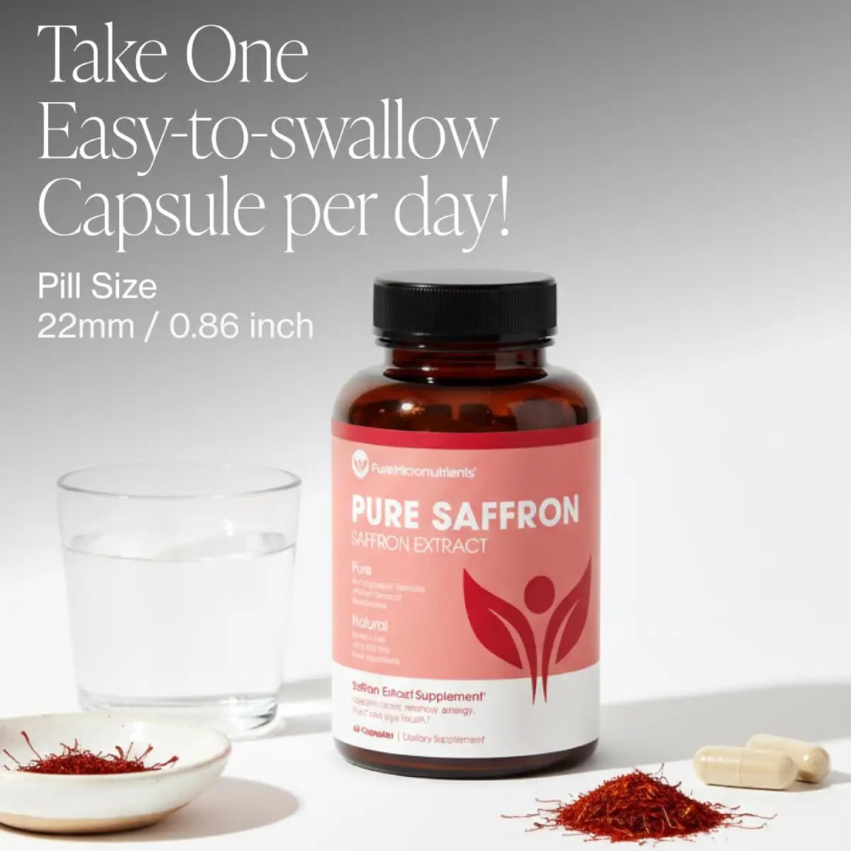 Pure Micronutrients Extracto de azafrán antioxidante 60 cápsulas - Hi Vitamins