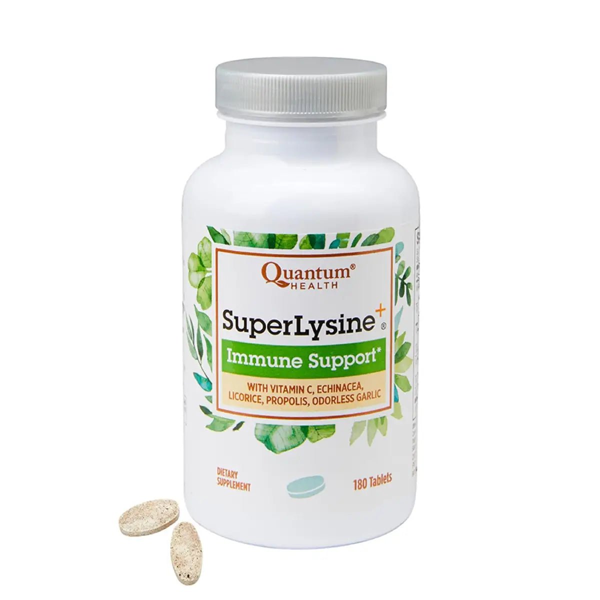 Quantum Health Lisina, Vitamina C y Equinácea 180 Tabletas - Hi Vitamins