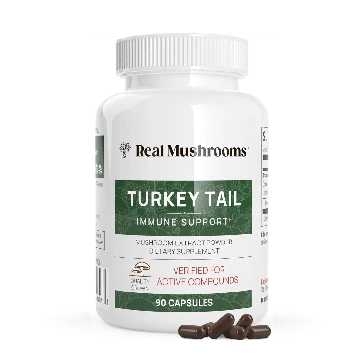 Real Mushrooms Turkey Tail 90 cápsulas - Hi Vitamins