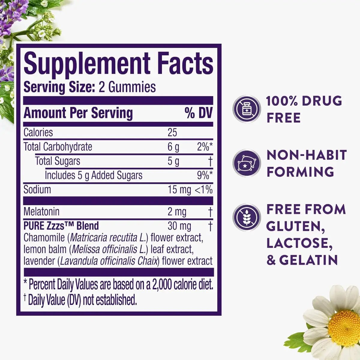 Vicks ZzzQuil Pure Melatonina 72 Gomitas 2 mg - Hi Vitamins