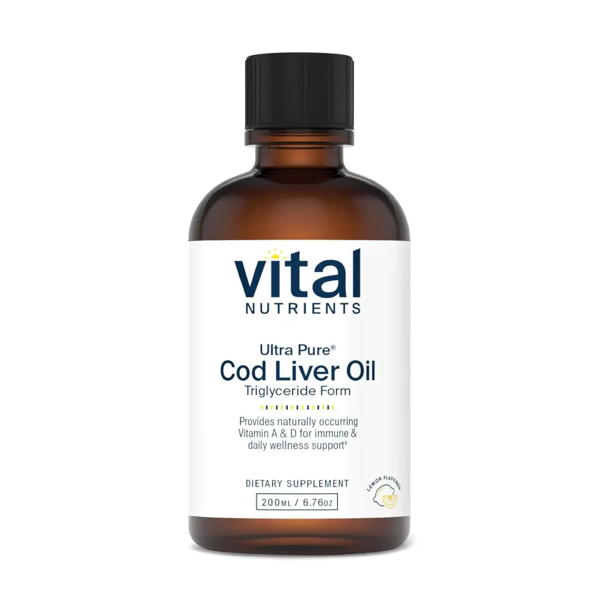 Vital Nutrients Aceite Hígado De Bacalao Omega 3 200ml - Hi Vitamins