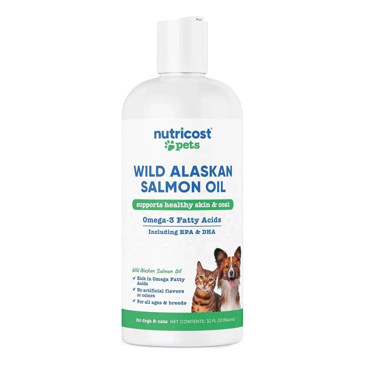 Nutricost Pet Aceite Puro De SalmóN De Alaska 946ml - Hi Vitamins