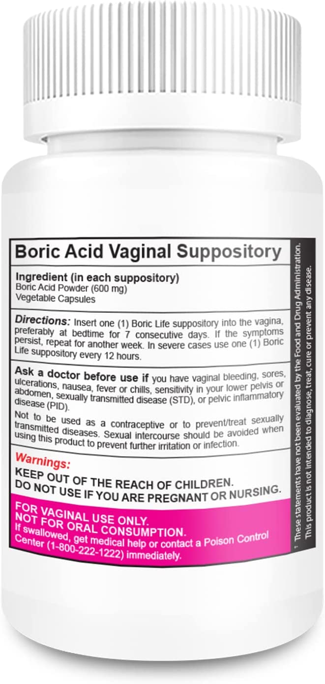 Nutrablast Boriclife 600 Mg 30 Supositorios Vaginales - Hi Vitamins
