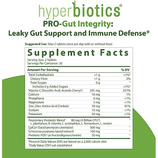 Hyperbiotics® Pro - Gut Integrity 60 Time - Release Tabletas - Hi Vitamins