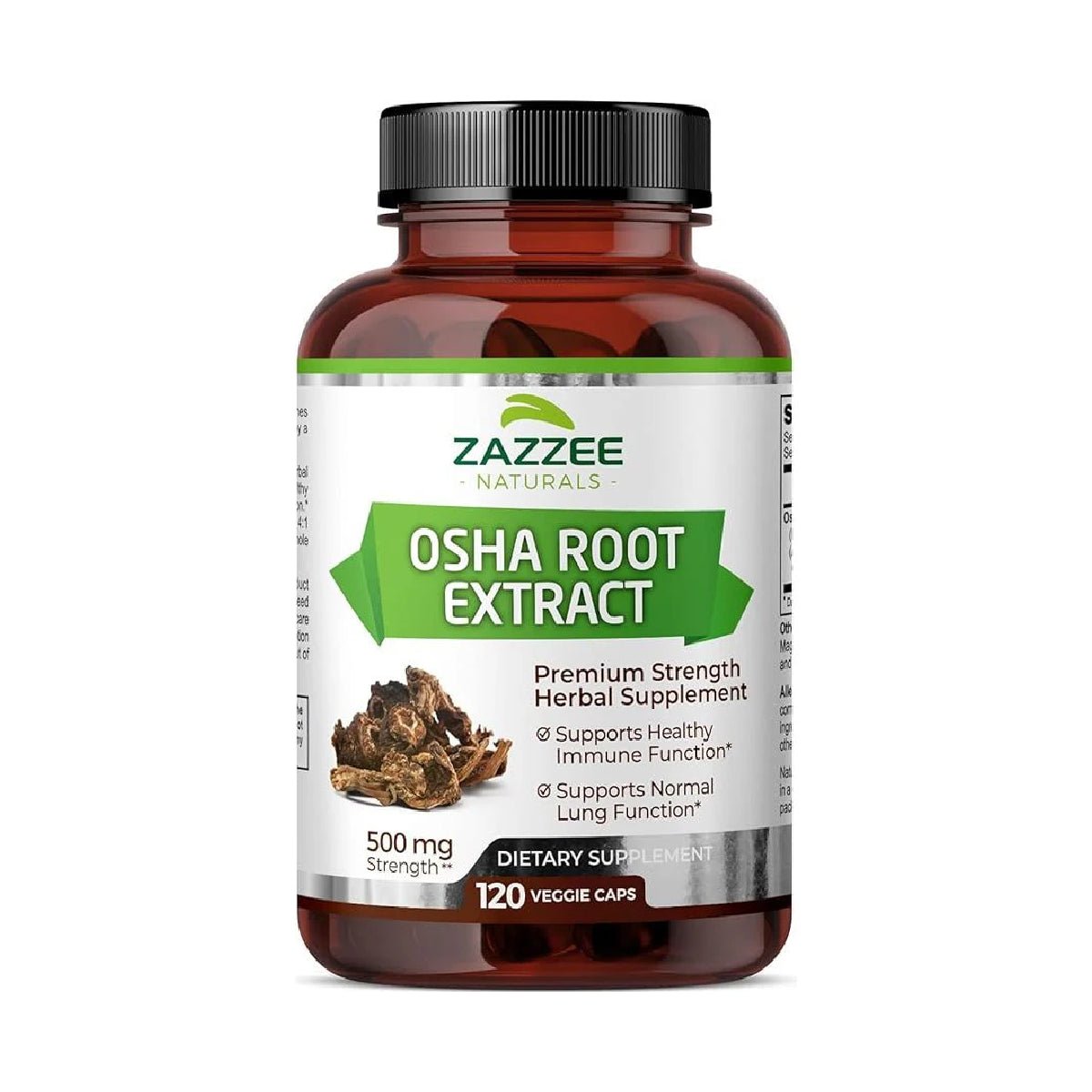 Zazzee Naturals Extracto de Raíz Osha 500 Mg 120 Cápsulas - Hi Vitamins