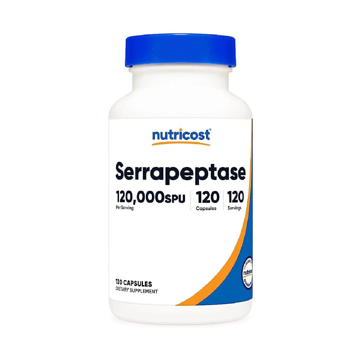 Nutricost® Serrapeptase 120,000 SPU 20mg 120 Cápsulas - Hi Vitamins