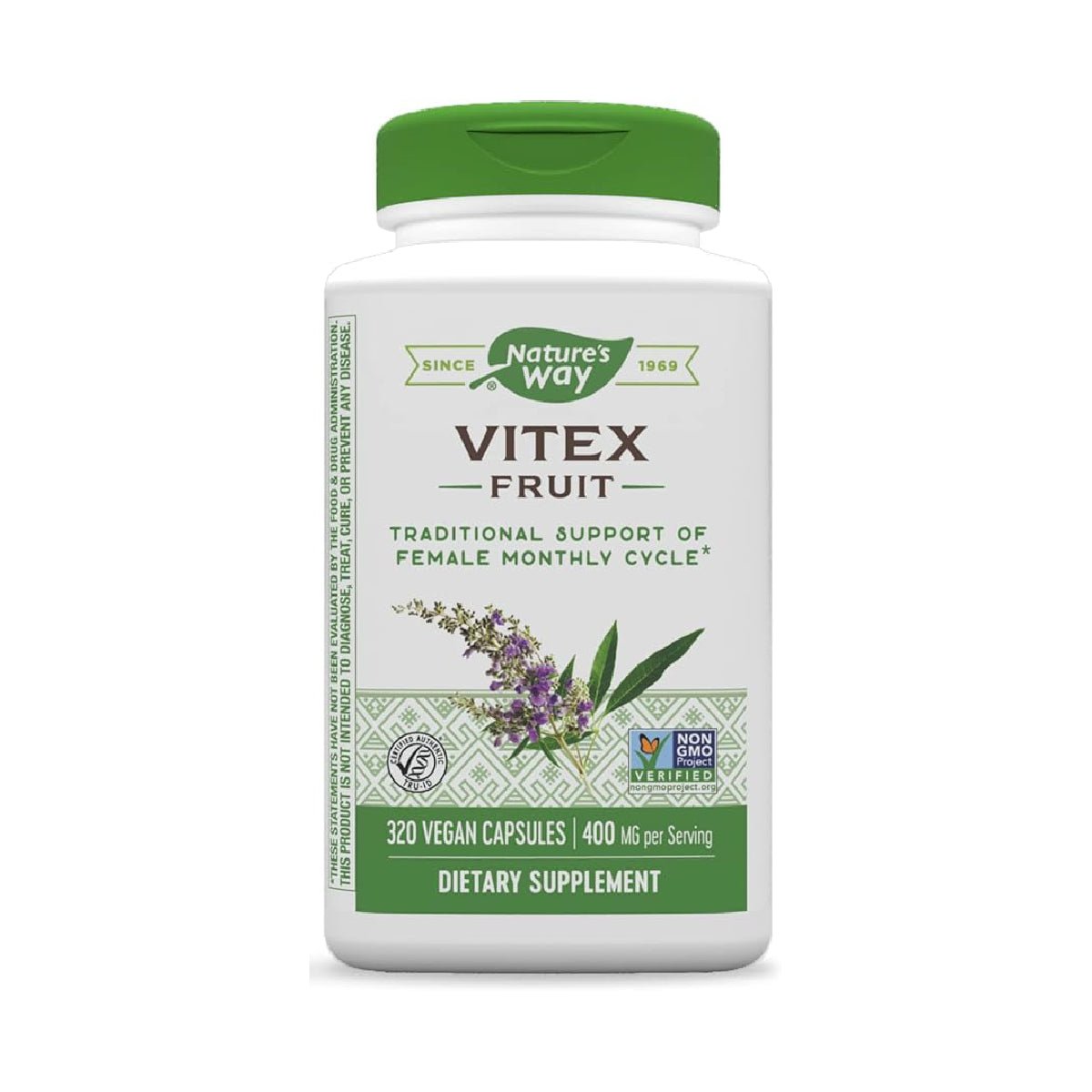 NATURES WAY VITEX FRUIT 400 MG 320 CAPSULES - Hi Vitamins
