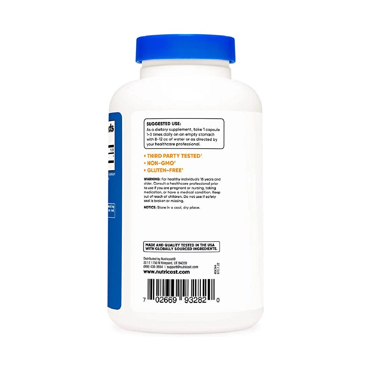 Nutricost® L-Glutamina 800 Mg 180 Cápsulas - Hi Vitamins