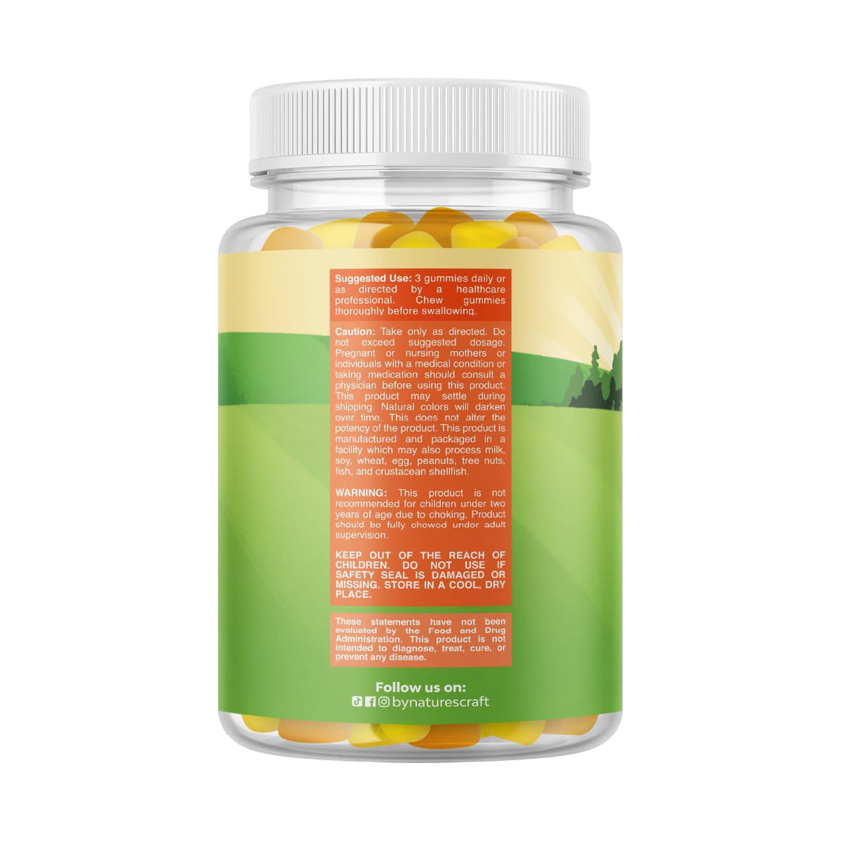 Nature's Craft Omega 3 DHA para Niños 60 Gomitas Apoyo Cerebro, Visión, Sistema Inmune y Enfoque
