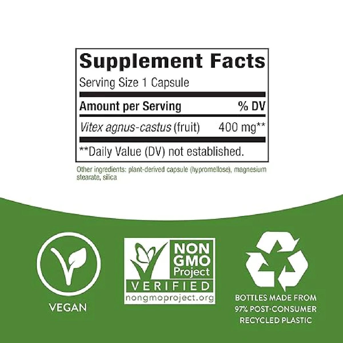 NATURES WAY VITEX FRUIT 400 MG 320 CAPSULES - Hi Vitamins
