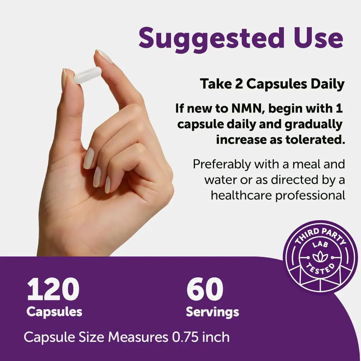 Micro Ingredients NMN 1000 mg 120 Cápsulas