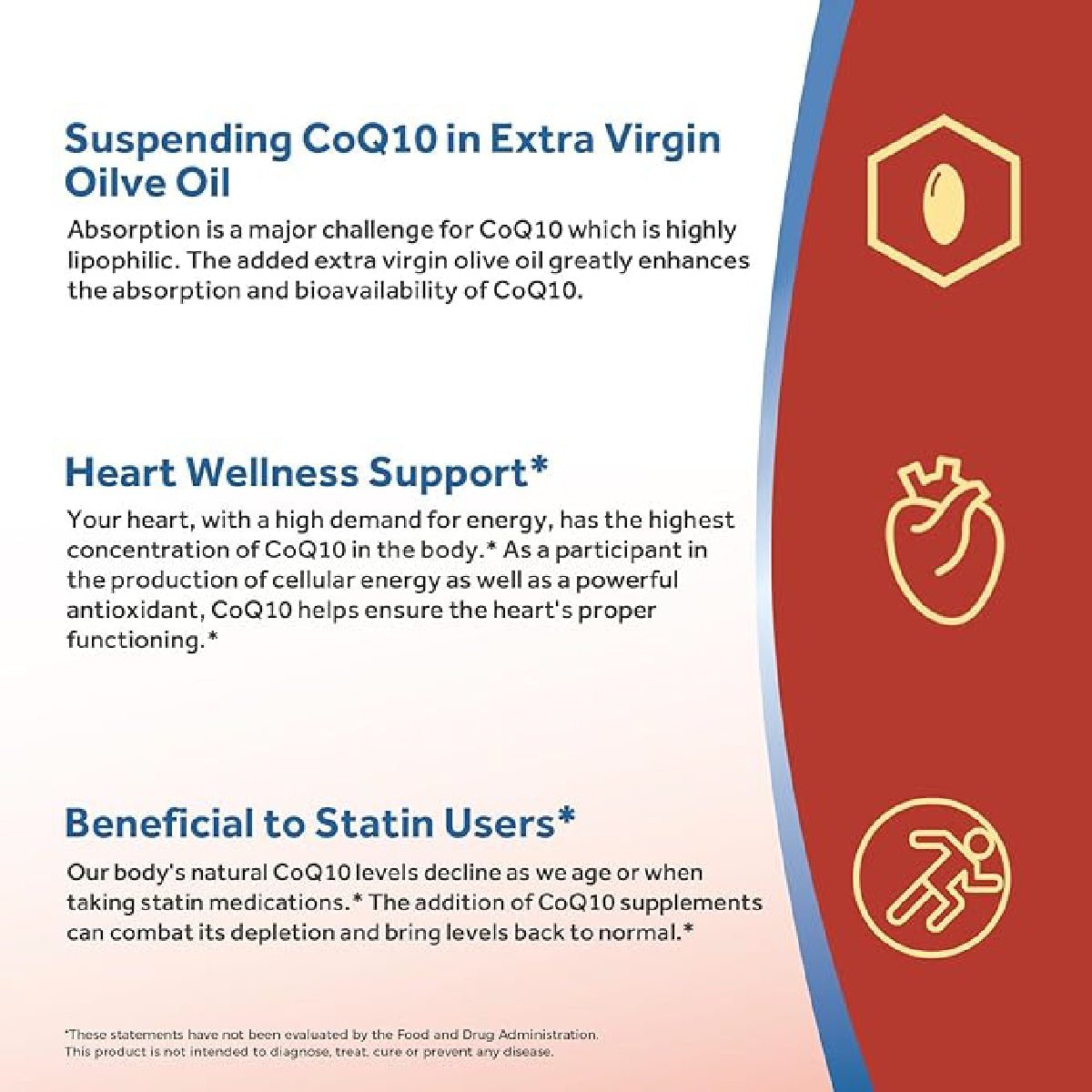 Doctor's Recipes Suplemento de Coenzima Q10 200 mg Apoyo Salud Cardiovascular, Energía y Antioxidantes - Hi Vitamins