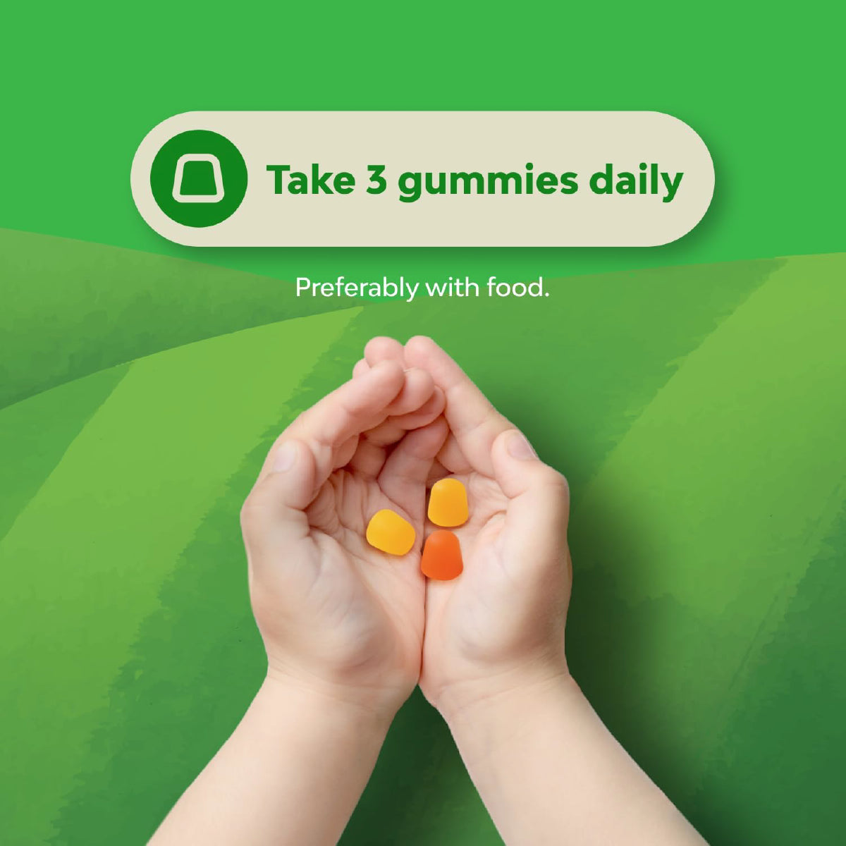 Nature's Craft Omega 3 DHA para Niños 60 Gomitas Apoyo Cerebro, Visión, Sistema Inmune y Enfoque